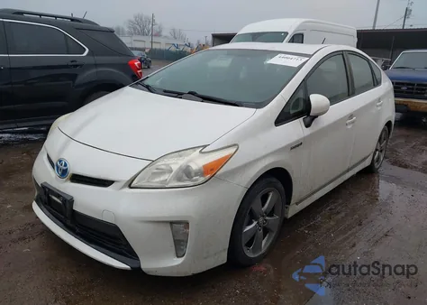 2013 Toyota Prius Three Se z USA, uszkodzony, nr VIN JTDKN3DU2D5612041